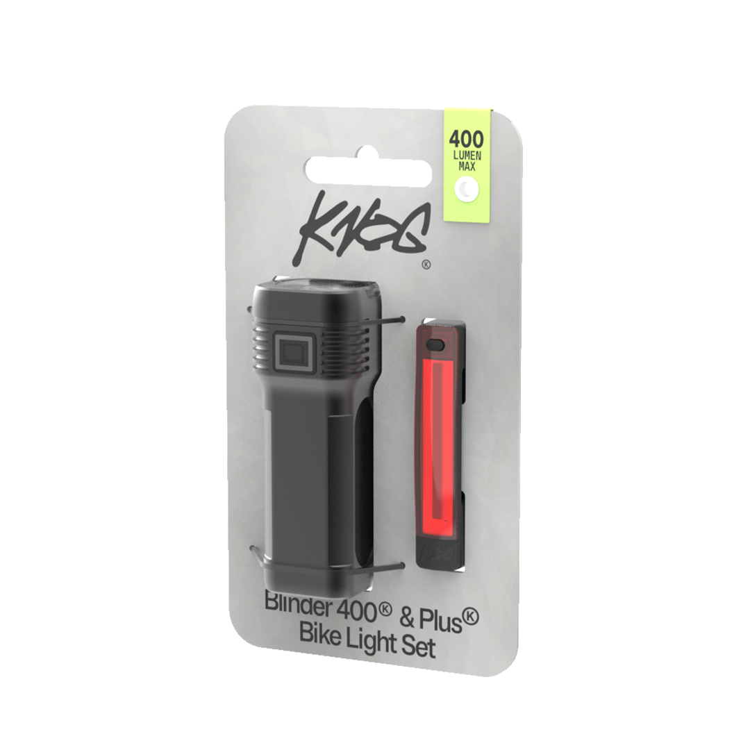 Knog Blinder 400 and Plus Bike Light Set